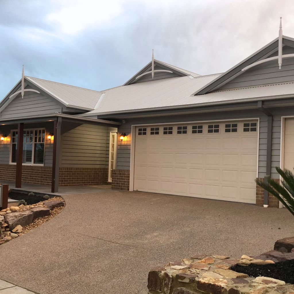 Dream home built for Shane in Officer Victoria with lights on