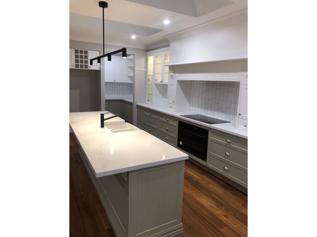 Officer kitchen with plenty of cabinets and drawers for storage Officer